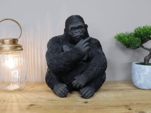 Black Up Yours Middle Finger Gorilla