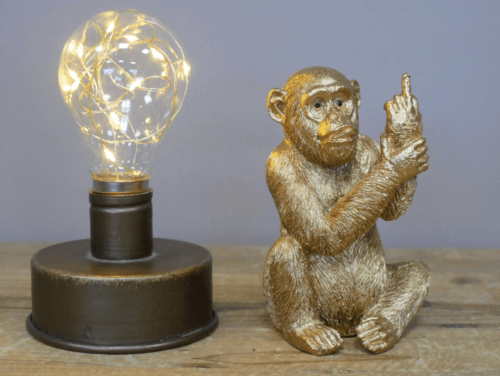 The Mini Up Yours Middle Finger Monkey Small