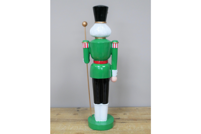 Nutcracker Soldier with Pole Ornament Decoration Copperwood Home